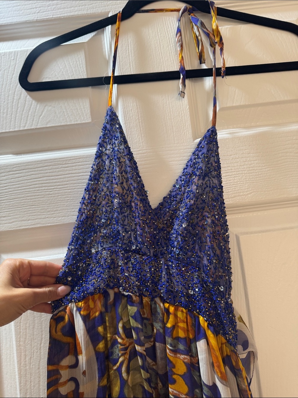 Beaded Maxi Dress - Picture 3 of 4